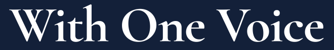 With One Voice
